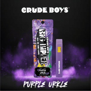 Crude Boys – Purple Urkle Cartridge (Indica) 2g Big Ripper – All In One