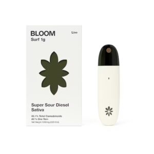 Bloom Vape – Super Sour Diesel – Live AIO Surf – Disposable – 1g