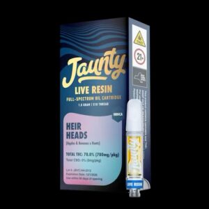 Jaunty Vape Cartridge – Heir Heads (Live Resin) 1g