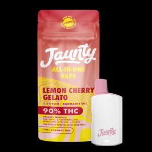 Jaunty Vape – Lemon Cherry Gelato (Palms) All-in-One – 1.5g