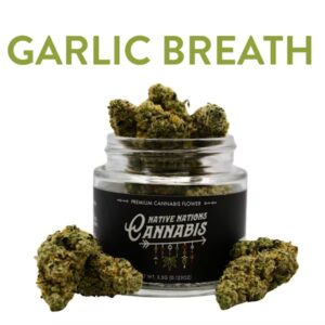 Native Nations Cannabis – Garlic Breath Strain – 3.5g Flower