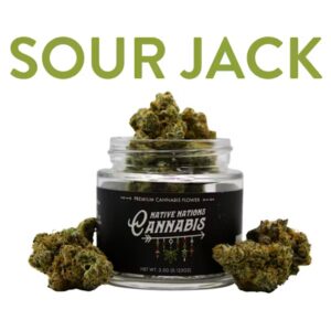 Native Nations Cannabis – Sour Jack Strain – 3.5g Flower