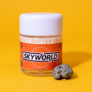 Skyworld Peanut Butter Gelato Strain – 3.5g Flower