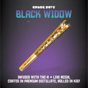 Strawberry Splash Black Widow Infused Preroll